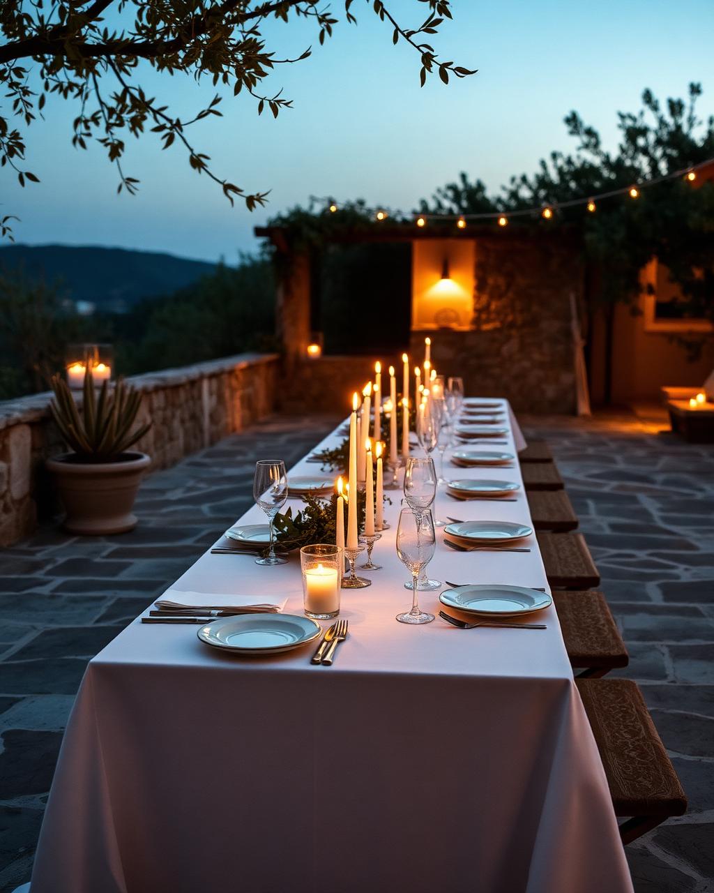 Cinematic dinners & private moments